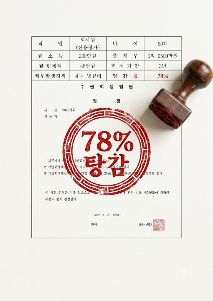 개인회생 인가 결정 사례 07